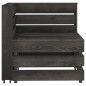 vidaXL Set Salotto da Giardino 6 pz in Legno di Pino Impregnato Grigio vidaXL Set Salotto da Giardino 6 pz in Legno di Pino Impregnato Grigio