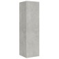 Set Mobili Porta TV 8pz Grigio Cemento in Legno Multistrato Set Mobili Porta TV 8pz Grigio Cemento in Legno Multistrato