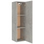 Set Mobili Porta TV 8pz Grigio Cemento in Legno Multistrato Set Mobili Porta TV 8pz Grigio Cemento in Legno Multistrato