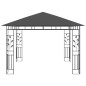 vidaXL Gazebo con Zanzariera e Luci LED 3x3x2,73 m Antracite