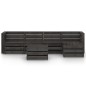 vidaXL Set Salotto da Giardino 6 pz in Legno di Pino Impregnato Grigio vidaXL Set Salotto da Giardino 6 pz in Legno di Pino Impregnato Grigio