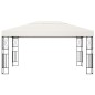 vidaXL Gazebo con Stringa di Luci LED 3x4 m in Tessuto Crema vidaXL Gazebo con Stringa di Luci LED 3x4 m in Tessuto Crema