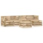 vidaXL Set Salotto da Giardino 6 pz in Legno di Pino Impregnato Verde vidaXL Set Salotto da Giardino 6 pz in Legno di Pino Impregnato Verde
