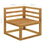 vidaXL Panchina da Giardino a 2 Posti con Cuscini Bianco Crema vidaXL Panchina da Giardino a 2 Posti con Cuscini Bianco Crema