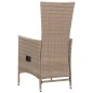 vidaXL Set Mobili da Pranzo per Giardino 7 pz in Polyrattan Beige vidaXL Set Mobili da Pranzo per Giardino 7 pz in Polyrattan Beige
