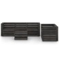vidaXL Set Salotto da Giardino 6 pz in Legno di Pino Impregnato Grigio vidaXL Set Salotto da Giardino 6 pz in Legno di Pino Impregnato Grigio