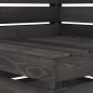 vidaXL Set Salotto da Giardino 6 pz in Legno di Pino Impregnato Grigio vidaXL Set Salotto da Giardino 6 pz in Legno di Pino Impregnato Grigio