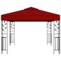 vidaXL Gazebo con Stringa di Luci LED 3x3 m Rosso Vino vidaXL Gazebo con Stringa di Luci LED 3x3 m Rosso Vino