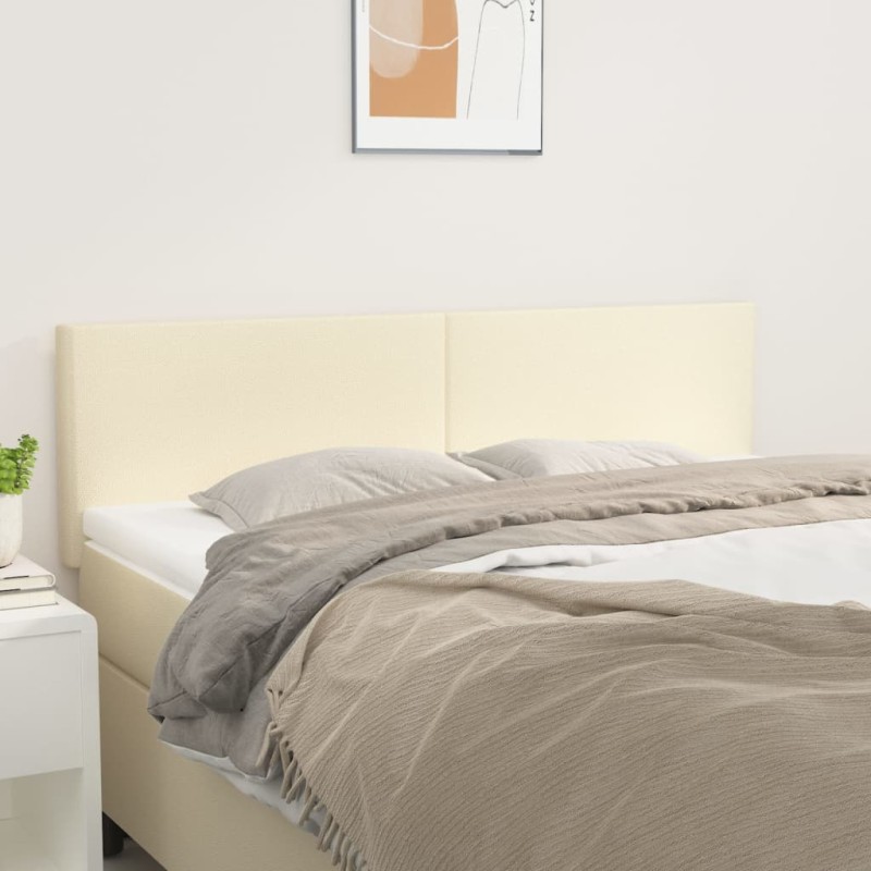 Testiere 2 pz Crema 72x5x78/88 cm in Similpelle Testiere 2 pz Crema 72x5x78/88 cm in Similpelle