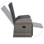 vidaXL Set Mobili da Pranzo per Giardino 5 pz Grigio vidaXL Set Mobili da Pranzo per Giardino 5 pz Grigio