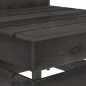 vidaXL Set Salotto da Giardino 3 pz in Legno di Pino Impregnato Grigio vidaXL Set Salotto da Giardino 3 pz in Legno di Pino Impregnato Grigio