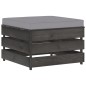 vidaXL Set Salotto da Giardino 5pz con Cuscini Legno Impregnato Grigio vidaXL Set Salotto da Giardino 5pz con Cuscini Legno Impregnato Grigio