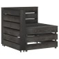 vidaXL Set Salotto da Giardino 5 pz in Legno di Pino Impregnato Grigio vidaXL Set Salotto da Giardino 5 pz in Legno di Pino Impregnato Grigio