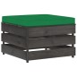 vidaXL Set Salotto da Giardino 5pz con Cuscini Legno Impregnato Grigio