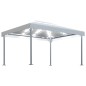 vidaXL Gazebo con Stringa di Luci LED 400x300 cm Crema in Alluminio vidaXL Gazebo con Stringa di Luci LED 400x300 cm Crema in Alluminio