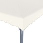 vidaXL Gazebo con Stringa di Luci LED 400x300 cm Crema in Alluminio vidaXL Gazebo con Stringa di Luci LED 400x300 cm Crema in Alluminio
