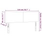 Testiere 2 pz Crema 72x5x78/88 cm in Similpelle Testiere 2 pz Crema 72x5x78/88 cm in Similpelle