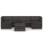 vidaXL Set Salotto da Giardino 7 pz in Legno di Pino Impregnato Grigio vidaXL Set Salotto da Giardino 7 pz in Legno di Pino Impregnato Grigio