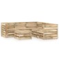 vidaXL Set Salotto da Giardino 6 pz in Legno di Pino Impregnato Verde vidaXL Set Salotto da Giardino 6 pz in Legno di Pino Impregnato Verde