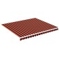 vidaXL Tessuto di Ricambio Tenda da Sole Arancione e Marrone 4x3,5 m vidaXL Tessuto di Ricambio Tenda da Sole Arancione e Marrone 4x3,5 m