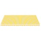Tessuto di Ricambio per Tenda da Sole Giallo e Bianco 5x3,5 m Tessuto di Ricambio per Tenda da Sole Giallo e Bianco 5x3,5 m