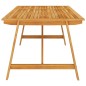 vidaXL Set Mobili da Pranzo per Giardino 7 pz Beige 