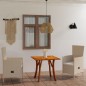 vidaXL Set Mobili da Pranzo per Giardino 3 pz Beige vidaXL Set Mobili da Pranzo per Giardino 3 pz Beige