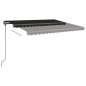 vidaXL Tenda Automatica con Sensore Vento e LED 4,5x3,5 m Antracite vidaXL Tenda Automatica con Sensore Vento e LED 4,5x3,5 m Antracite