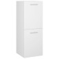 vidaXL Set Mobili da Bagno Bianco Lucido in Truciolato vidaXL Set Mobili da Bagno Bianco Lucido in Truciolato