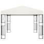 vidaXL Gazebo con Stringa di Luci LED 3x3 m in Tessuto Crema vidaXL Gazebo con Stringa di Luci LED 3x3 m in Tessuto Crema