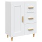 Credenza Bianca 69,5x34x90 cm in Legno Multistrato Credenza Bianca 69,5x34x90 cm in Legno Multistrato