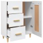 Credenza Bianca 69,5x34x90 cm in Legno Multistrato Credenza Bianca 69,5x34x90 cm in Legno Multistrato