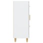 Credenza Bianca 69,5x34x90 cm in Legno Multistrato Credenza Bianca 69,5x34x90 cm in Legno Multistrato