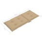 vidaXL Sedie Reclinabili da Giardino con Cuscini 8 pz Massello di Teak vidaXL Sedie Reclinabili da Giardino con Cuscini 8 pz Massello di Teak