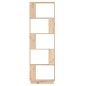 Libreria/Divisorio 51x25x163,5 cm Legno Massello di Pino