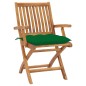 vidaXL Sedie da Giardino Pieghevoli con Cuscini 8 pz Massello di Teak vidaXL Sedie da Giardino Pieghevoli con Cuscini 8 pz Massello di Teak