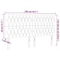 Testiere 4 pz Blu Scuro 100x7x78/88 cm in Velluto Testiere 4 pz Blu Scuro 100x7x78/88 cm in Velluto