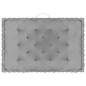 vidaXL Cuscini per Pallet e Pavimento 5 pz Grigi n Cotone vidaXL Cuscini per Pallet e Pavimento 5 pz Grigi n Cotone