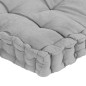vidaXL Cuscini per Pallet e Pavimento 5 pz Grigi n Cotone vidaXL Cuscini per Pallet e Pavimento 5 pz Grigi n Cotone