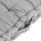 vidaXL Cuscini per Pallet e Pavimento 5 pz Grigi n Cotone vidaXL Cuscini per Pallet e Pavimento 5 pz Grigi n Cotone