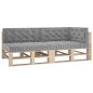 vidaXL Cuscini per Pallet e Pavimento 5 pz Grigi n Cotone vidaXL Cuscini per Pallet e Pavimento 5 pz Grigi n Cotone
