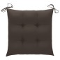 vidaXL Sedie da Giardino Impilabili con Cuscini 6 pz Massello di Teak vidaXL Sedie da Giardino Impilabili con Cuscini 6 pz Massello di Teak