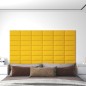 Pannelli Murali 12 pz Gialli 30x15 cm Velluto 0,54 m² Pannelli Murali 12 pz Gialli 30x15 cm Velluto 0,54 m²