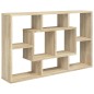 Mensola a Muro Rovere Sonoma 85x16x52,5 cm in Legno Multistrato Mensola a Muro Rovere Sonoma 85x16x52,5 cm in Legno Multistrato