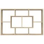 Mensola a Muro Rovere Sonoma 85x16x52,5 cm in Legno Multistrato Mensola a Muro Rovere Sonoma 85x16x52,5 cm in Legno Multistrato