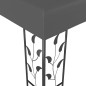 vidaXL Gazebo con Stringa di Luci LED 3x3 m Antracite vidaXL Gazebo con Stringa di Luci LED 3x3 m Antracite