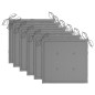 vidaXL Sedie da Giardino Impilabili con Cuscini 6 pz Massello di Teak vidaXL Sedie da Giardino Impilabili con Cuscini 6 pz Massello di Teak