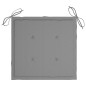 vidaXL Sedie da Giardino Impilabili con Cuscini 6 pz Massello di Teak vidaXL Sedie da Giardino Impilabili con Cuscini 6 pz Massello di Teak