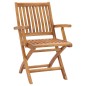 vidaXL Sedie da Giardino Pieghevoli con Cuscini 8 pz Massello di Teak vidaXL Sedie da Giardino Pieghevoli con Cuscini 8 pz Massello di Teak