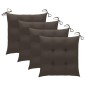 vidaXL Sedie da Giardino Pieghevoli con Cuscini 4 pz Massello di Teak vidaXL Sedie da Giardino Pieghevoli con Cuscini 4 pz Massello di Teak